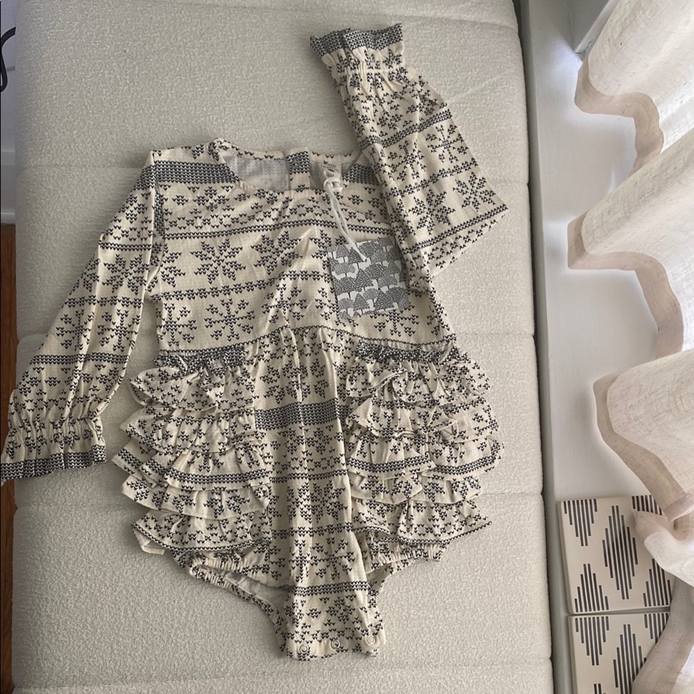 Kate Quinn bamboo cream and white ballerina